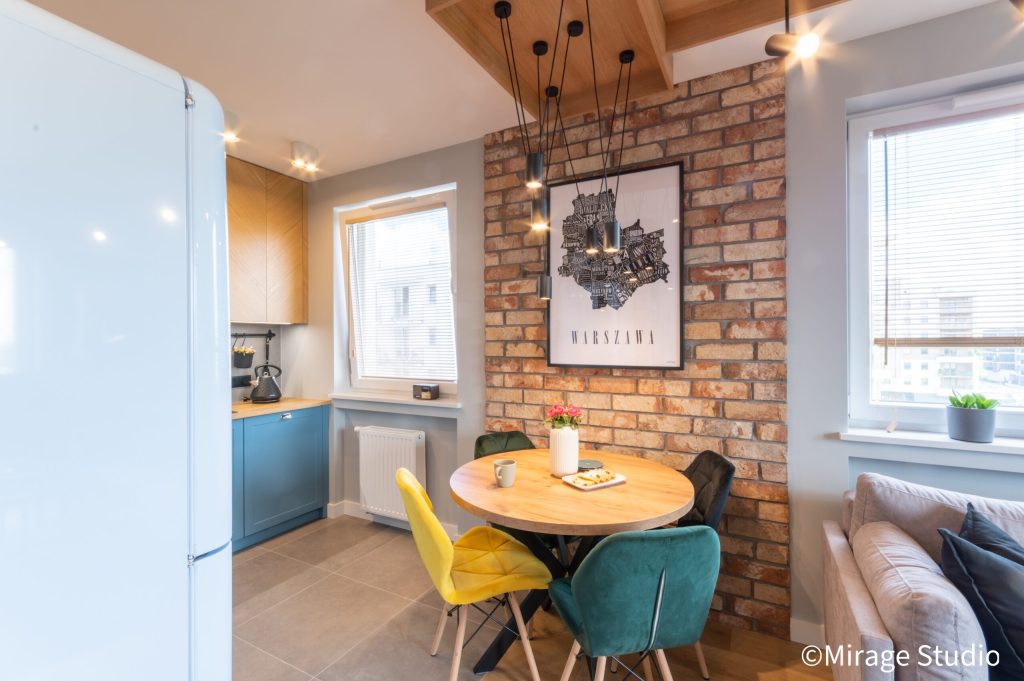 Blog-o-wnetrzach-i-architekturze-foto-wnetrze-mieszkania-2 Projektowanie wnętrz Warszawa mapa miasta w mieszkaniu loft
