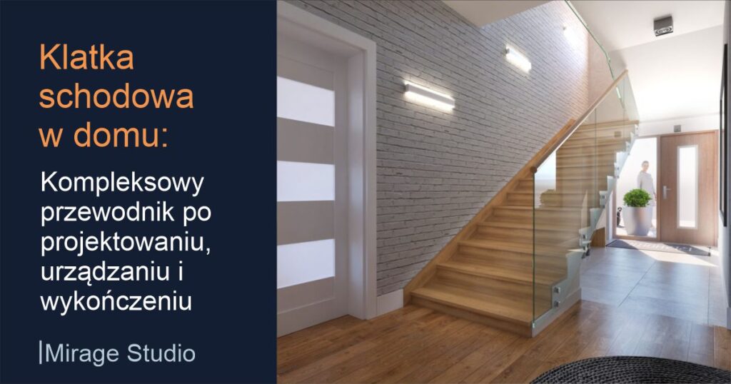 Klatka schodowa w domu przewodnik Mirage Studio