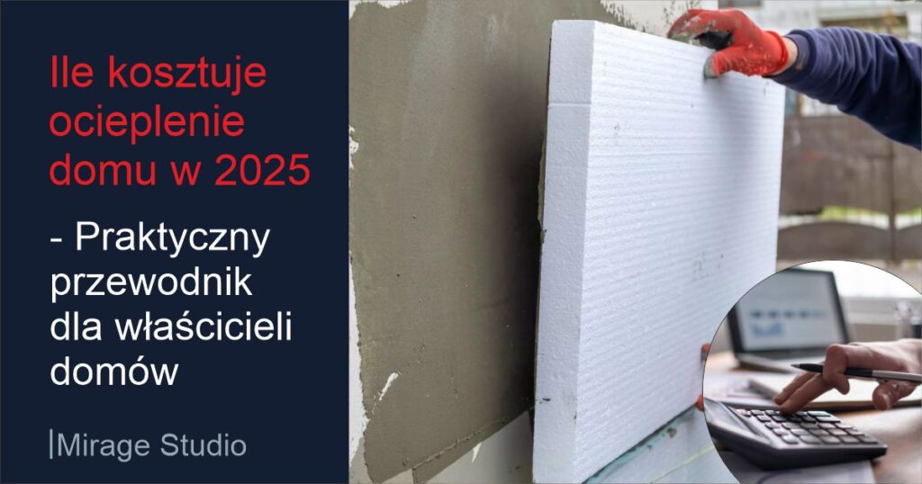 ile kosztuje ocieplenie domu - przewodnik Mirage Studio